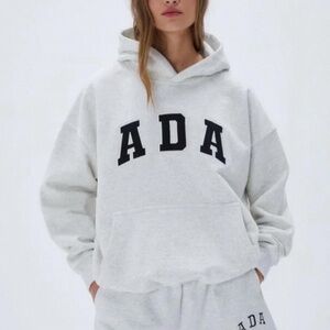 Ada Light Gray Hoodie NWT M